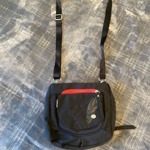 Haiku black crossbody purse EUC!